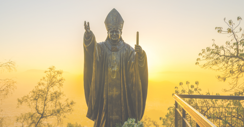 St. John Paul II statue Santiago, Chile