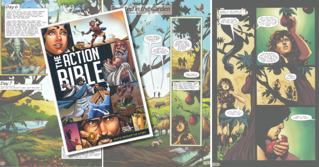 best bible for visual learners: the action bible God's Redemptive Story